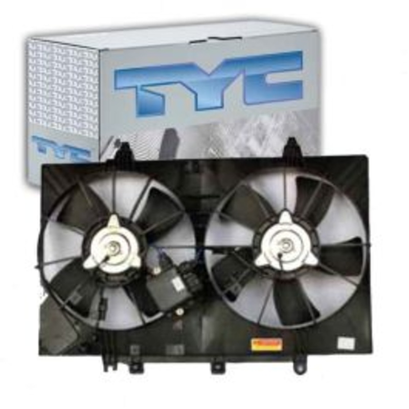 TYC Dual Radiator & Condenser Fan Assembly for 2006-2010 Infiniti M45