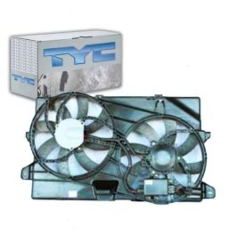 TYC Dual Radiator & Condenser Fan Assembly for 2007-2015 Lincoln MKX