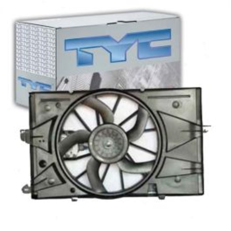 TYC Dual Radiator & Condenser Fan Assembly for 2008-2009 Ford Taurus X
