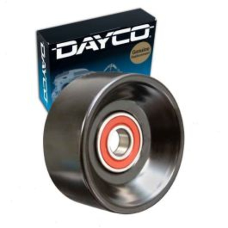Dayco Smooth Pulley Drive Belt Idler Pulley for 1997 Ford E-350 Econoline 7.3L V8