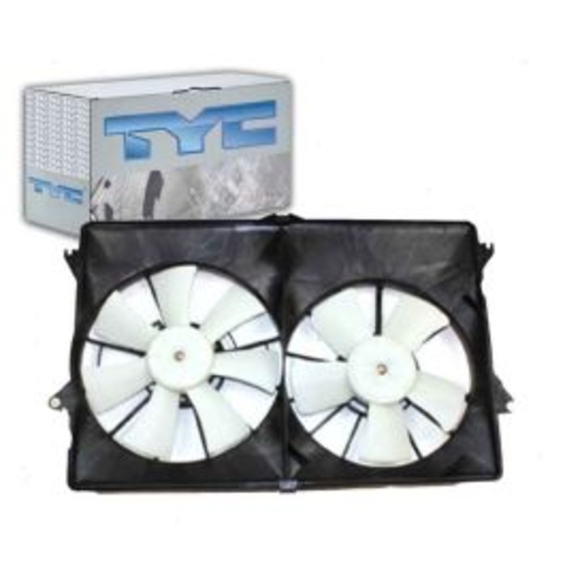 TYC 620840 Dual Radiator & Condenser Fan Assembly