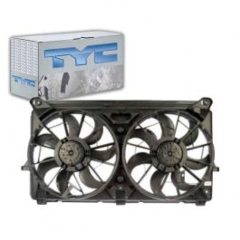 TYC Dual Radiator & Condenser Fan Assembly for 2007-2011 GMC Yukon XL 2500 6.0L V8