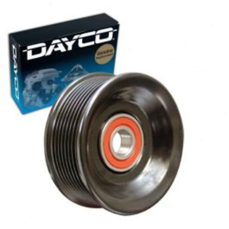 Dayco Grooved Pulley Drive Belt Idler Pulley for 2000 Ford Excursion 7.3L V8