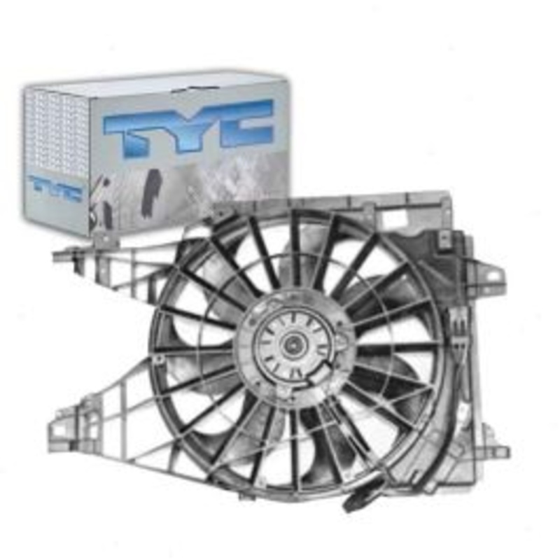 TYC Dual Radiator & Condenser Fan Assembly for 2005-2013 Chevrolet Corvette