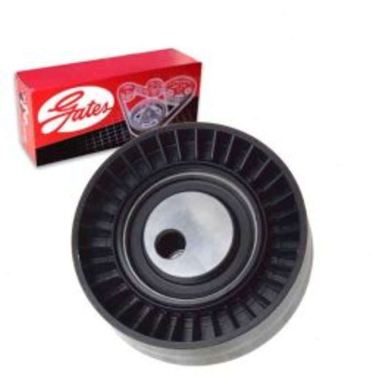 Gates DriveAlign Alternator Water Pump Power Steering Drive Belt Idler Pulley for 2001-2005 BMW 330xi 3.0L L6