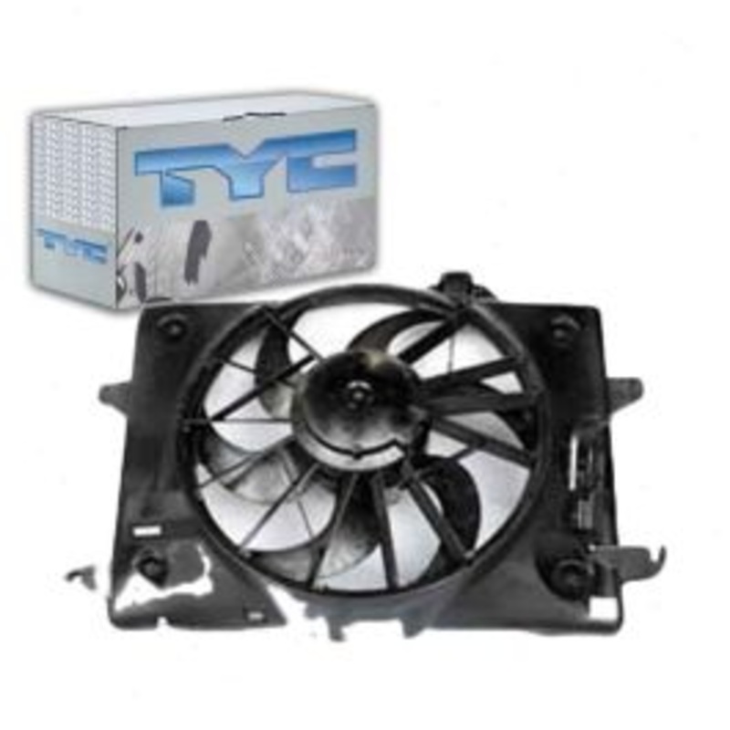 TYC Dual Radiator & Condenser Fan Assembly for 1998-2000 Mercury Grand Marquis