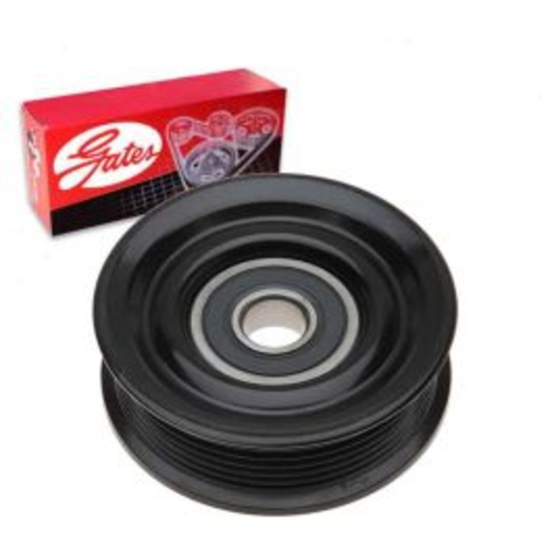 Gates DriveAlign Grooved Pulley Drive Belt Idler Pulley for 2004 Mercury Marauder 4.6L V8