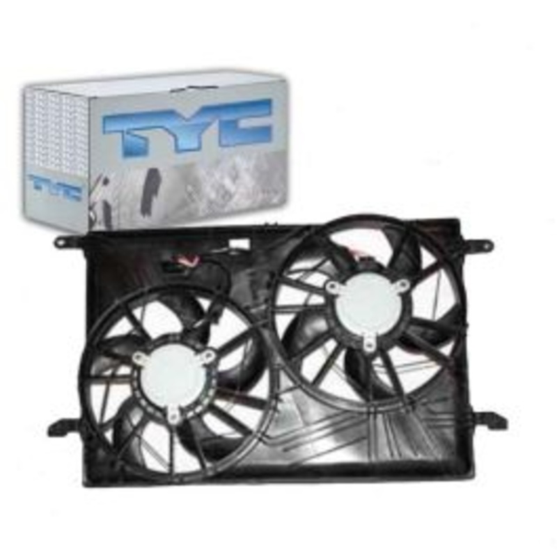 TYC Dual Radiator & Condenser Fan Assembly for 2008-2016 Buick Enclave