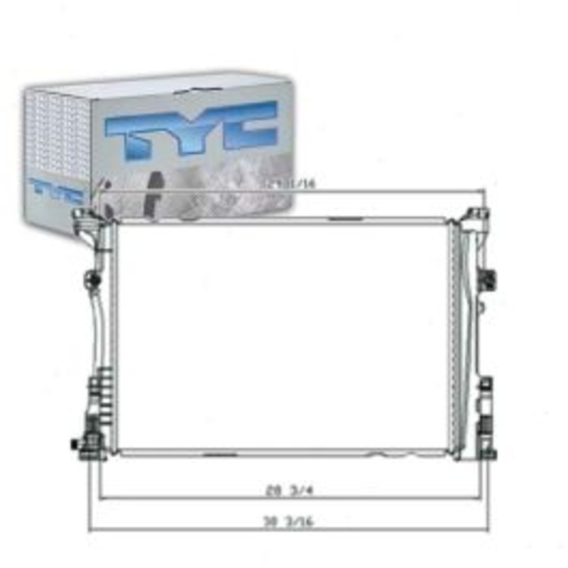 TYC Radiator for 2014-2015 Mercedes-Benz CLA250 2.0L L4