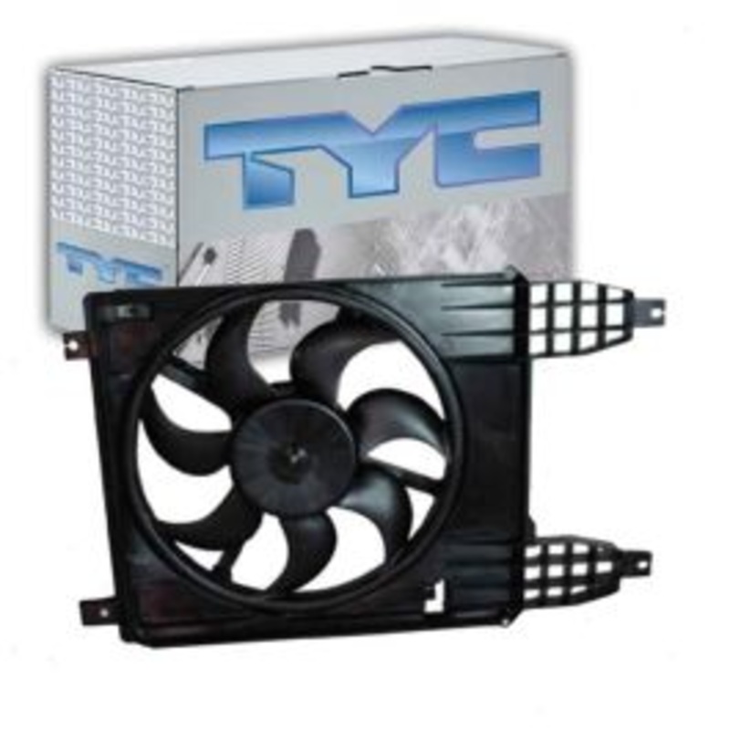 TYC Dual Radiator & Condenser Fan Assembly for 2009-2010 Pontiac G3