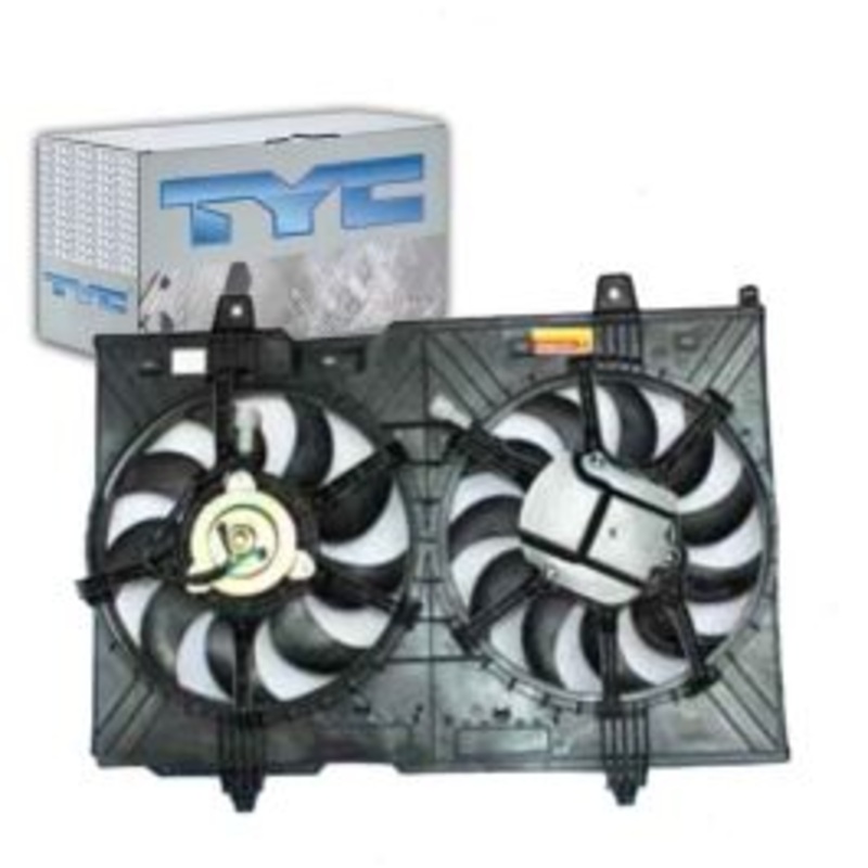 TYC 621880 Dual Radiator & Condenser Fan Assembly
