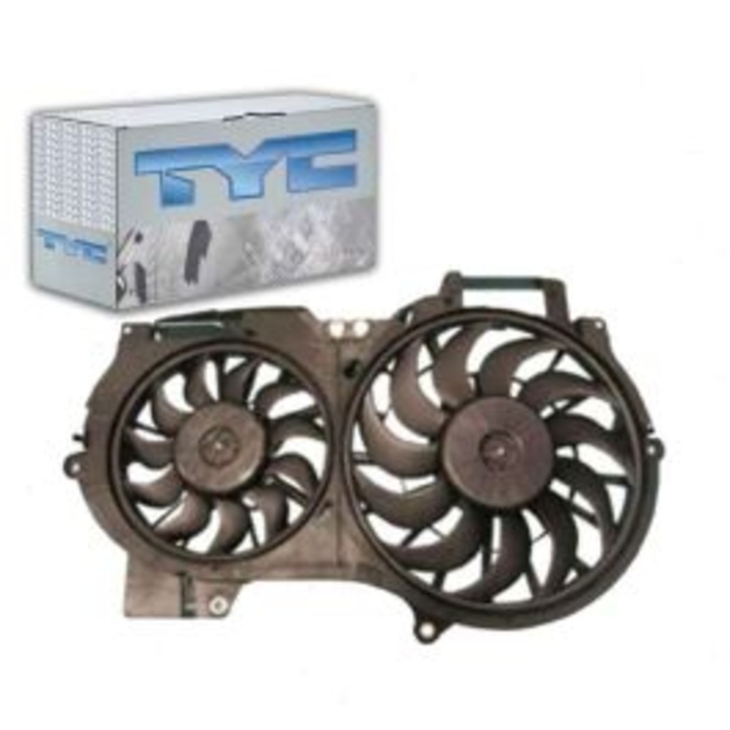TYC 622710 Dual Radiator & Condenser Fan Assembly