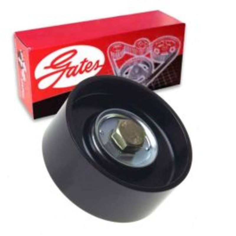 Gates DriveAlign Smooth Pulley Drive Belt Idler Pulley for 2009-2018 Nissan 370Z 3.7L V6