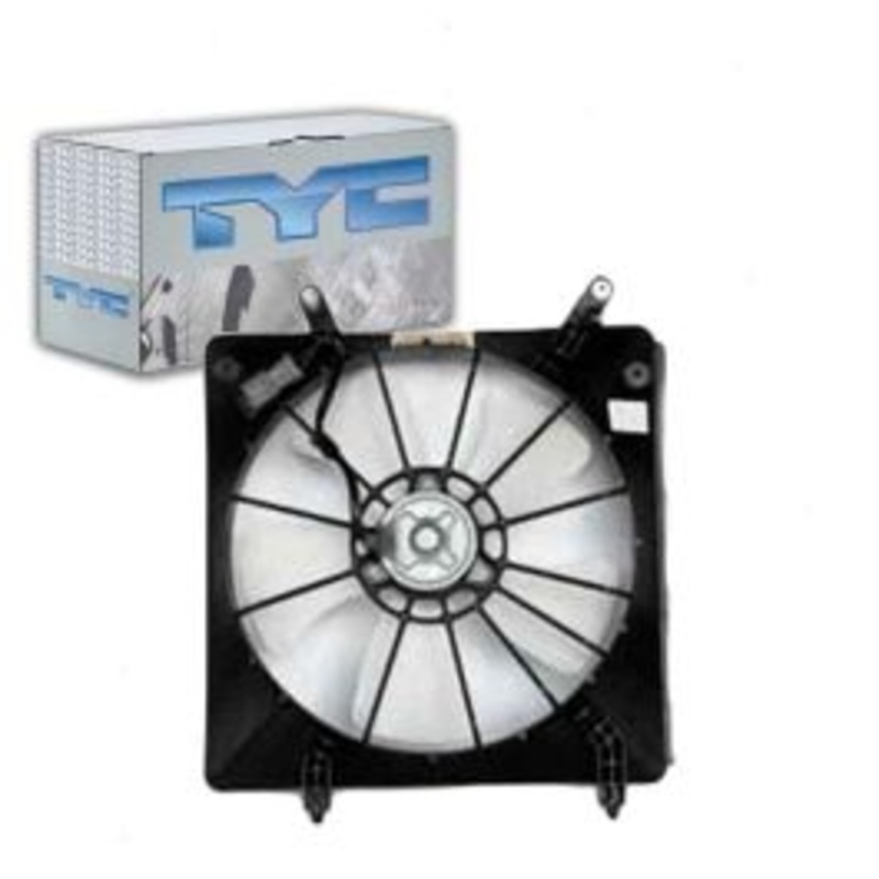 TYC Left Engine Cooling Fan Assembly for 1998-2002 Honda Accord 2.3L L4