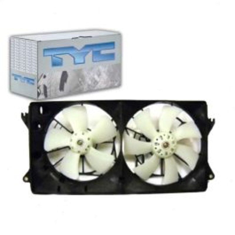 TYC Dual Radiator & Condenser Fan Assembly for 2000-2005 Toyota Celica