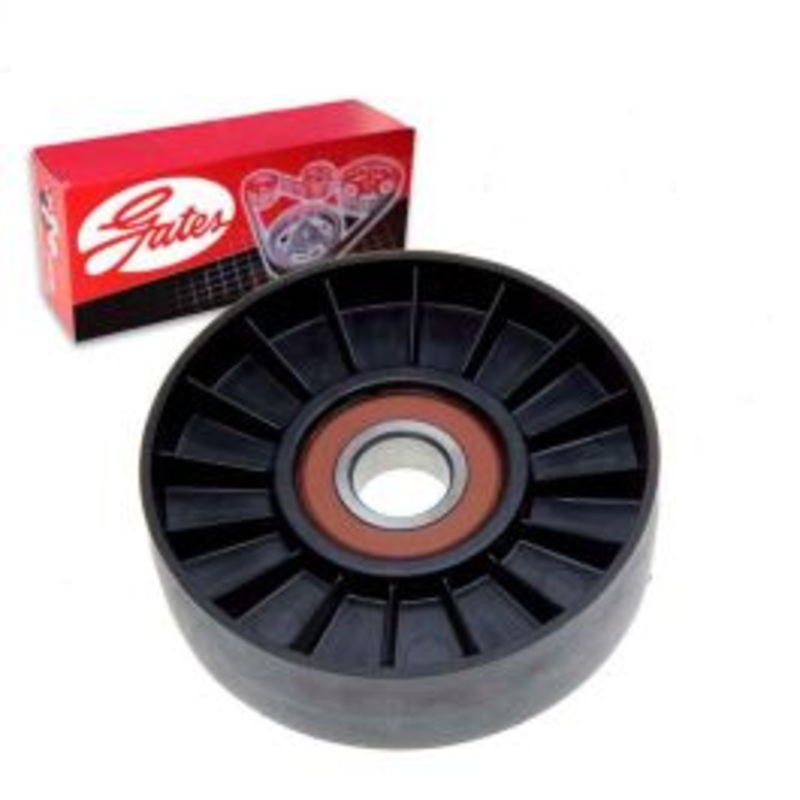 Gates DriveAlign Drive Belt Idler Pulley for 1990-1991 Ford E-250 Econoline Club Wagon 5.8L V8