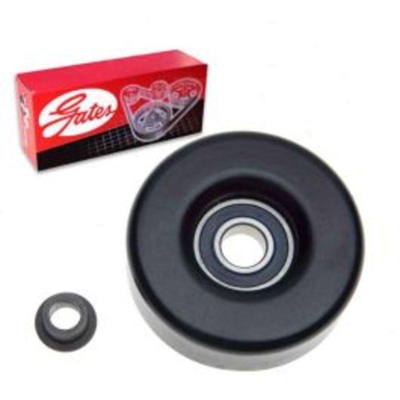 Gates DriveAlign Drive Belt Idler Pulley for 1986-1991 Cadillac Commercial Chassis 4.1L 4.5L 4.9L V8