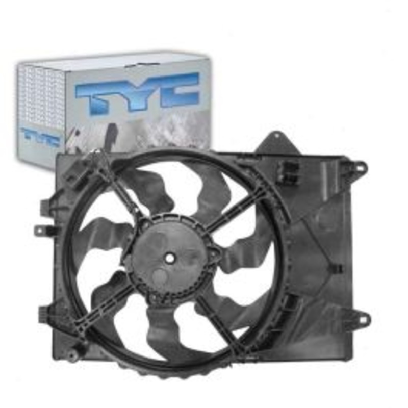 TYC 622840 Dual Radiator & Condenser Fan Assembly