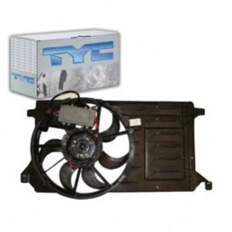 TYC Dual Radiator & Condenser Fan Assembly for 2010-2013 Mazda 3