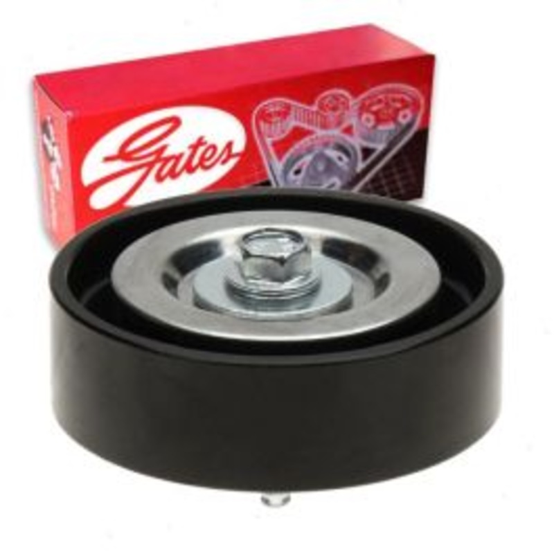 Gates DriveAlign Drive Belt Idler Pulley for 2014-2018 Ford Special Service Police Sedan 2.0L L4