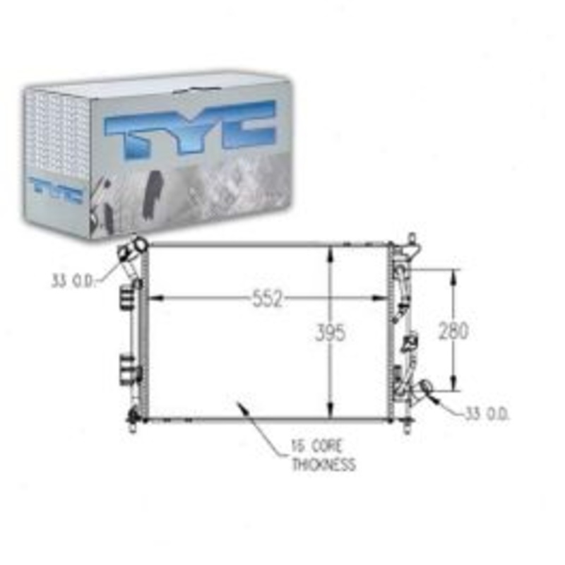 TYC 13414 Radiator Assembly