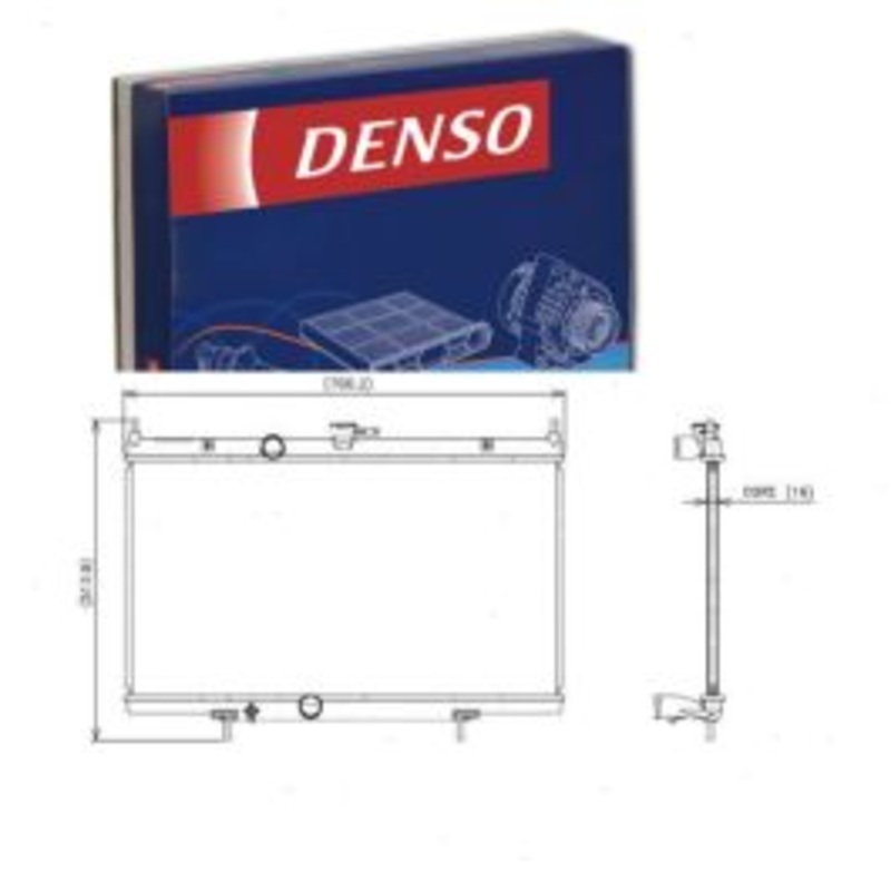 DENSO Radiator for 2007-2012 Nissan Sentra 2.0L 2.5L L4