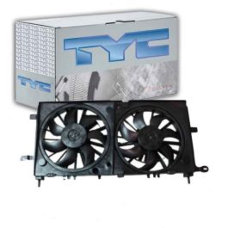 TYC Dual Radiator & Condenser Fan Assembly for 2007 Saturn Relay 3.9L V6