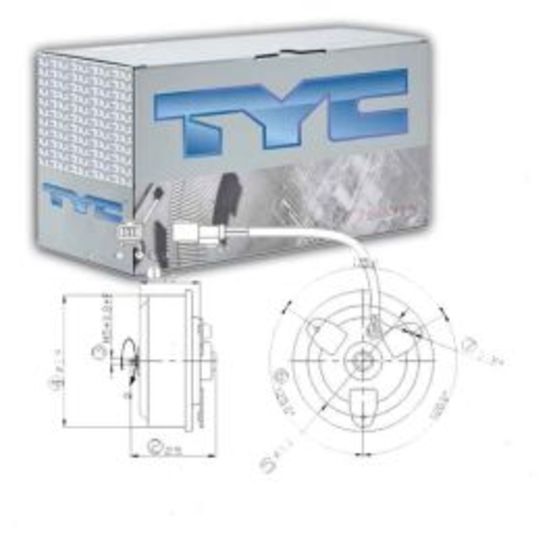 TYC Right AC Condenser Fan Motor for 2003-2008 Honda Pilot