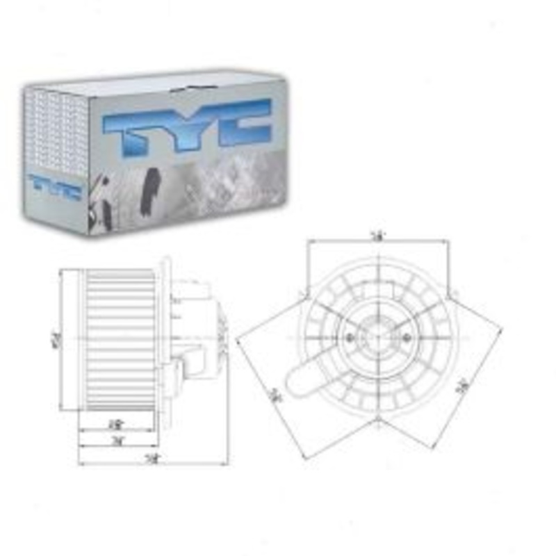 TYC 700246 HVAC Blower Motor