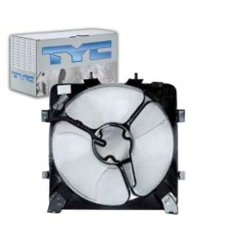 TYC AC Condenser Fan Assembly for 1992-1995 Honda Civic 1.5L 1.6L L4