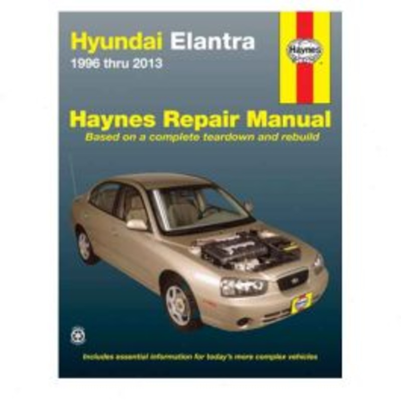 Haynes Repair Manual for 1996-2013 Hyundai Elantra