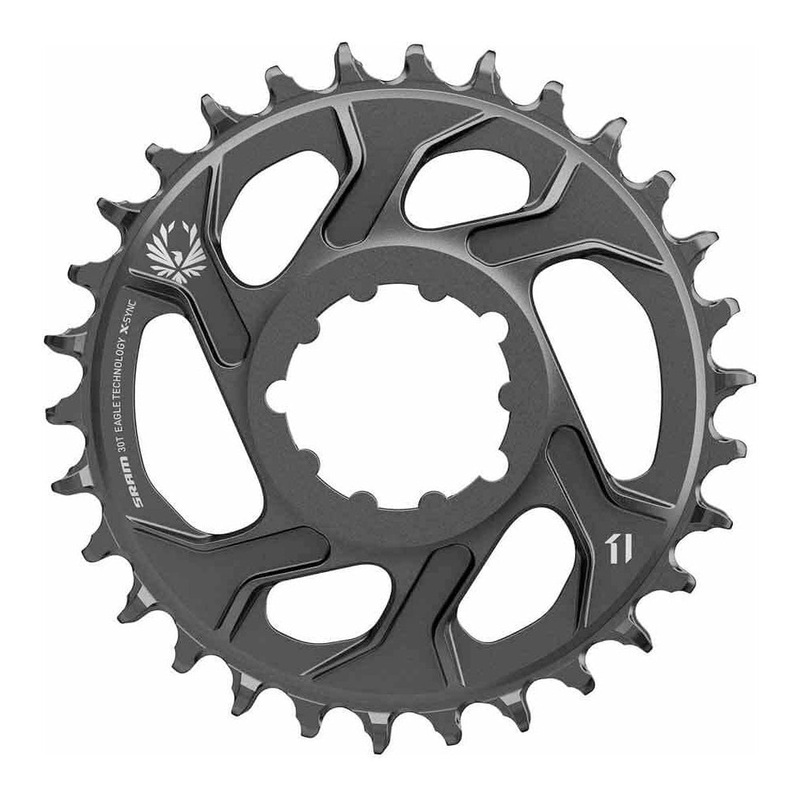 SRAM X-SYNC 2 12 Speed Direct Mount Chainring - SRAM Direct Mount - 3mm Boost - Round - Black - 32T